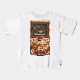 Resident Evil 7 Handheld Pixel Art Kids T-Shirt